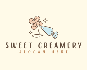 Icing Piping Bag logo design