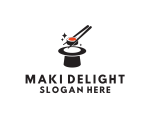 Maki - Magic Maki Hat logo design