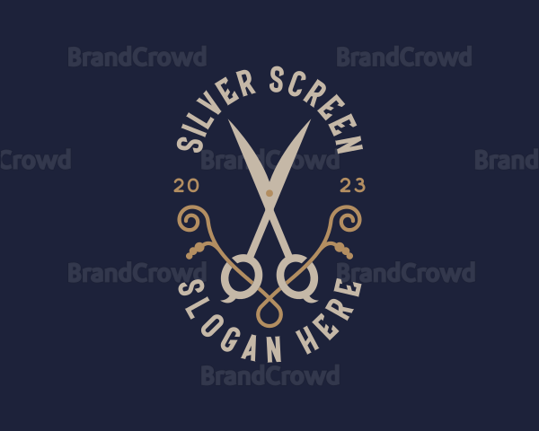 Luxury Salon Shears Logo