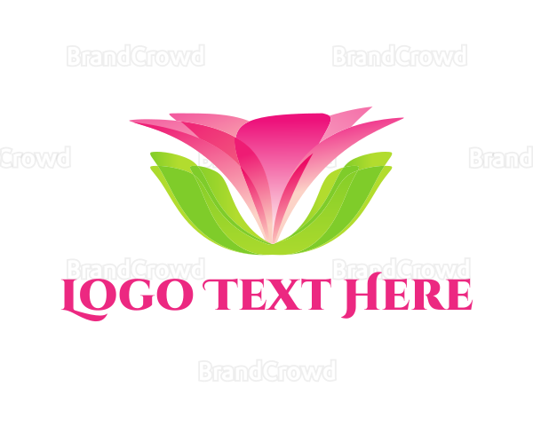 Pink Flower Spa Logo