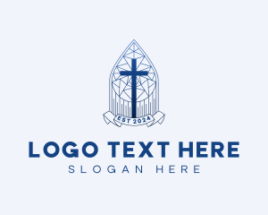 Holy - Cross Chapel Worship logo design