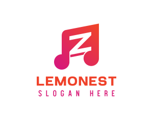 Vocalist - DJ Music Letter Z logo design