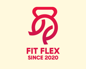Exercise - Simple Kettlebell Exercise logo design