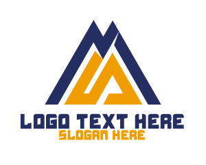 Outdoor Mountain Peak Logo