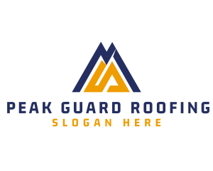 Outdoor Mountain Peak logo design