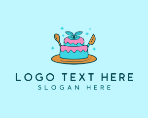 Confectionery - Cute Cake Pastry logo design