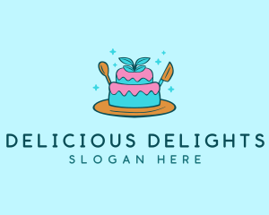 Cute Cake Pastry logo design