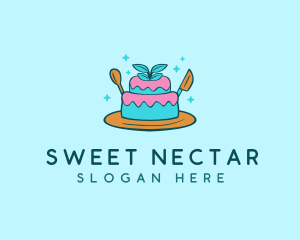 Cute Cake Pastry logo design