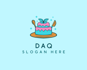 Sweet - Cute Cake Pastry logo design