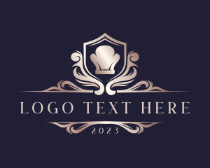 Luxury - Elegant Chef Hat logo design