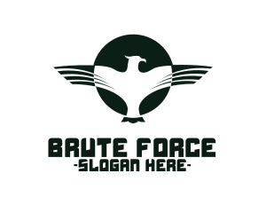 Eagle Force Wings logo design