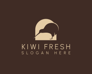 Kiwi Bird Animal logo design