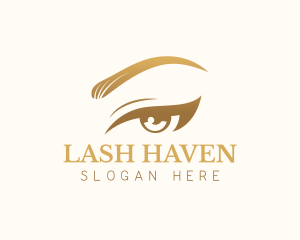 Luxury Eye Beauty logo design