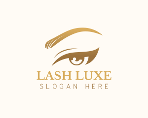 Luxury Eye Beauty logo design