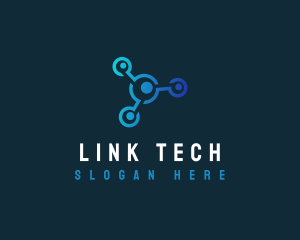 Tech Link Network logo design