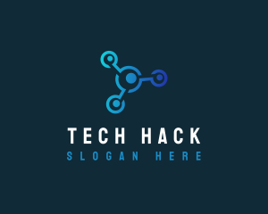 Tech Link Network logo design