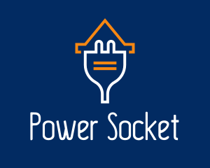 Socket - Home Electric Plug logo design