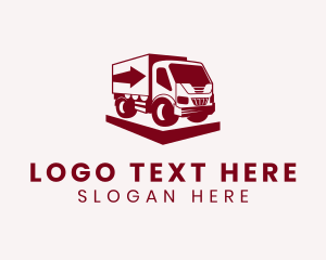 Freight - Truck Arrow Freight logo design