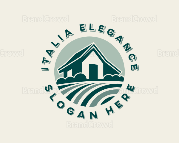 Garden Lawn Landscaping Logo