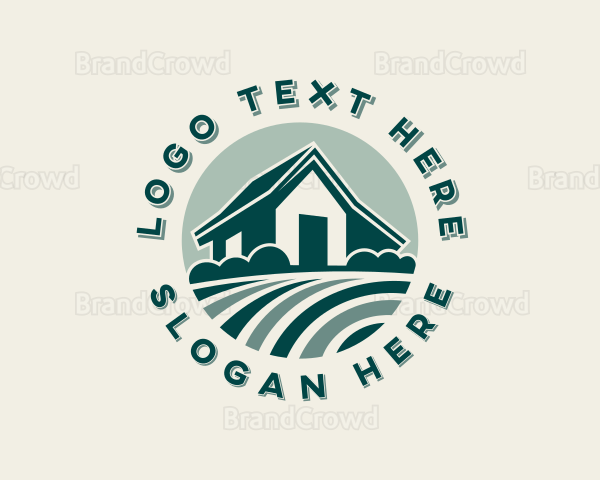 Garden Lawn Landscaping Logo