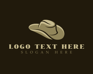 Tailoring - Cowboy Western Hat logo design