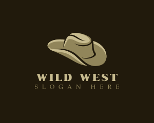Western - Cowboy Western Hat logo design