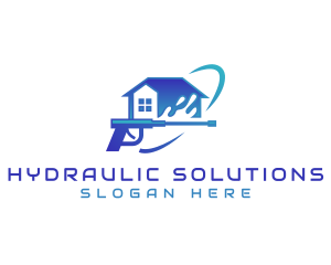 Hydraulic - Pressure Washing Hydraulic logo design