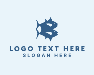 Seafood Restuarant - Twin Fish Aquarium logo design