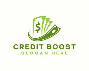 Credit - Money Dollar Bill logo design
