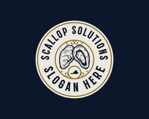 Oyster Seafood Virginia logo design