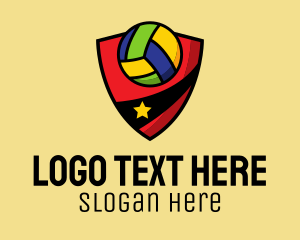 Team - Star Volleyball Team logo design