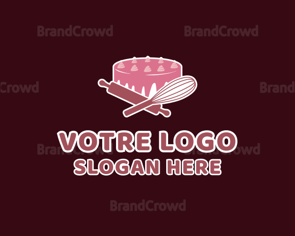 Sweet Bakery Cake Logo