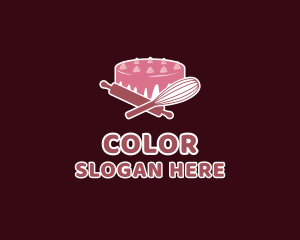 Sweet Bakery Cake Logo