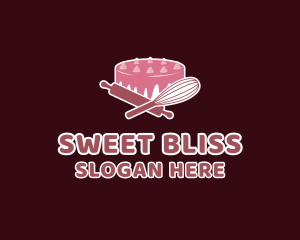 Fondant - Sweet Bakery Cake logo design