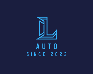Advertising - Modern Tech Letter L logo design
