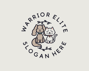 Dog - Puppy Kitten Pet logo design