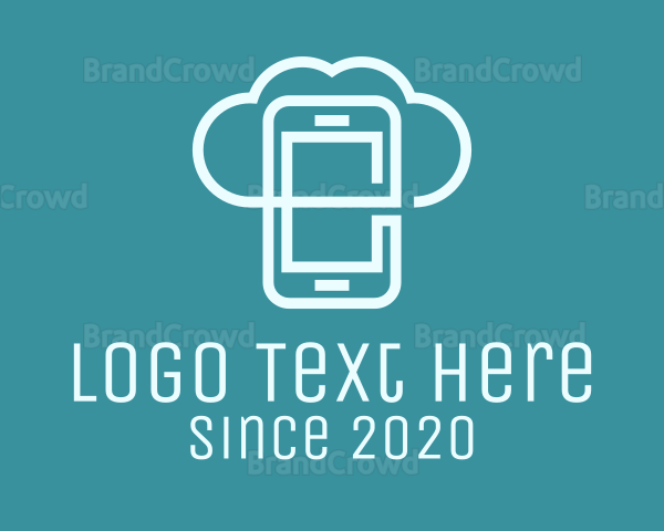 Mobile Cloud Storage Logo