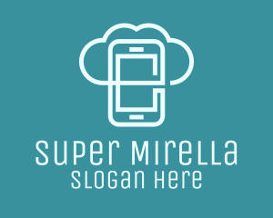 Mobile Cloud Storage Logo