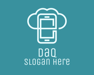 Mobile Cloud Storage Logo