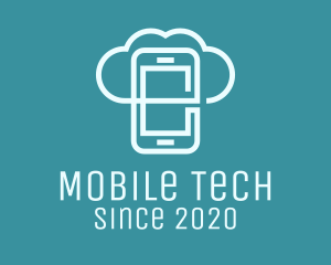 Mobile - Mobile Cloud Storage logo design