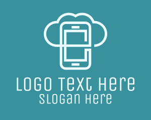 Mobile Cloud Storage Logo