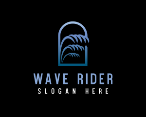 Water Waves Archway logo design