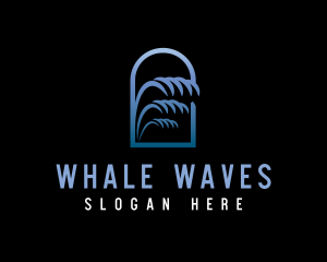 Water Waves Archway logo design