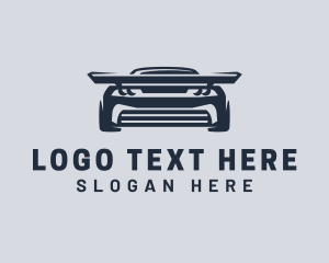 Supercar - Racing Car Sports logo design