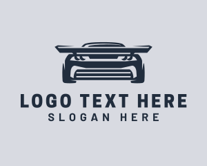 Racing Car Sports Logo