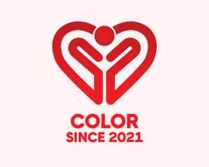 Foundation - Red Heart Foundation logo design