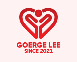 Activism - Red Heart Foundation logo design