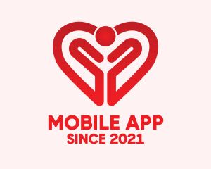 Health Center - Red Heart Foundation logo design