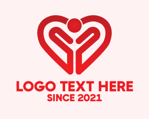 Family Plan - Red Heart Foundation logo design