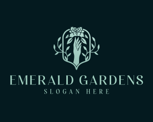 Floral Event Gardening logo design